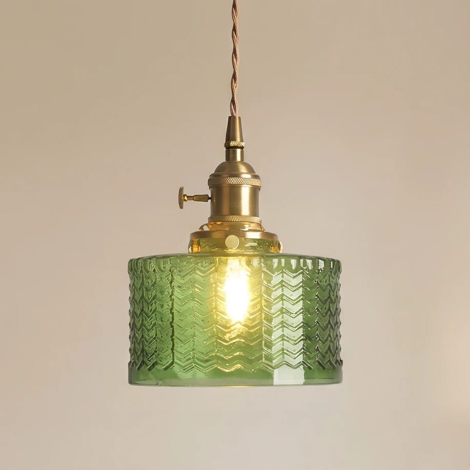 Lampadario in vetro unico e creativo vintage nordico
