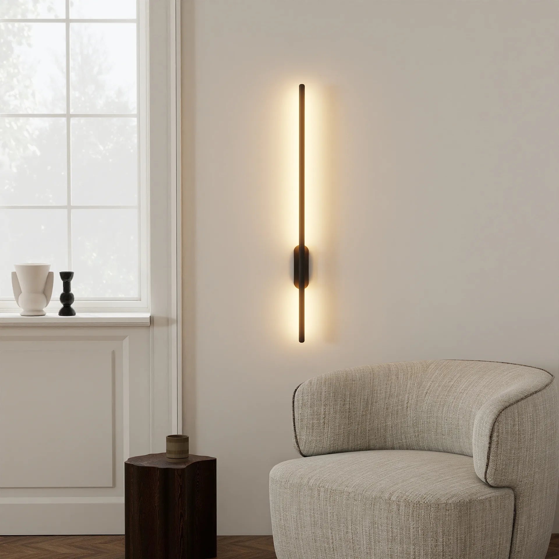 Modern Minimalism Lång Vägglampa