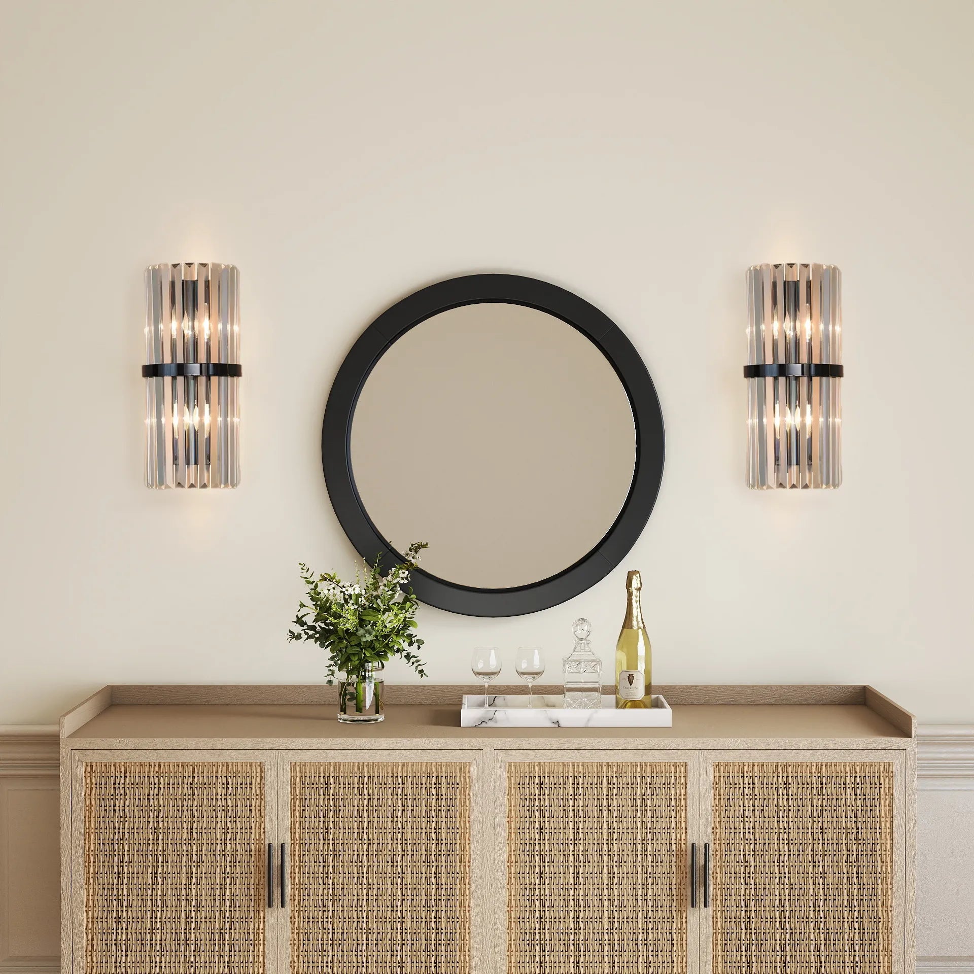 Modern Chic Stainless Steel Luxurious Wall Light