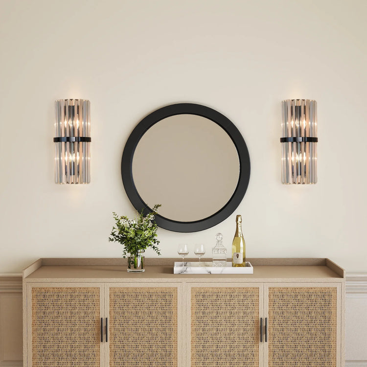 Moderne og elegant luksus væglampe i rustfrit stål