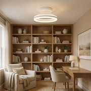 Plafonnier rond en fer moderne et chic