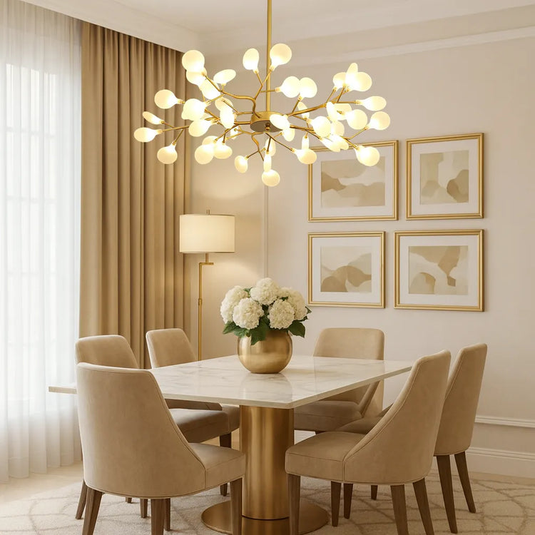 Glarefusion Creative Branch Acrylic Living Room Chandelier