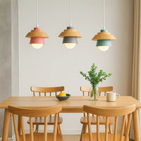 Glarefusion Chic Wood Pendant Lamp