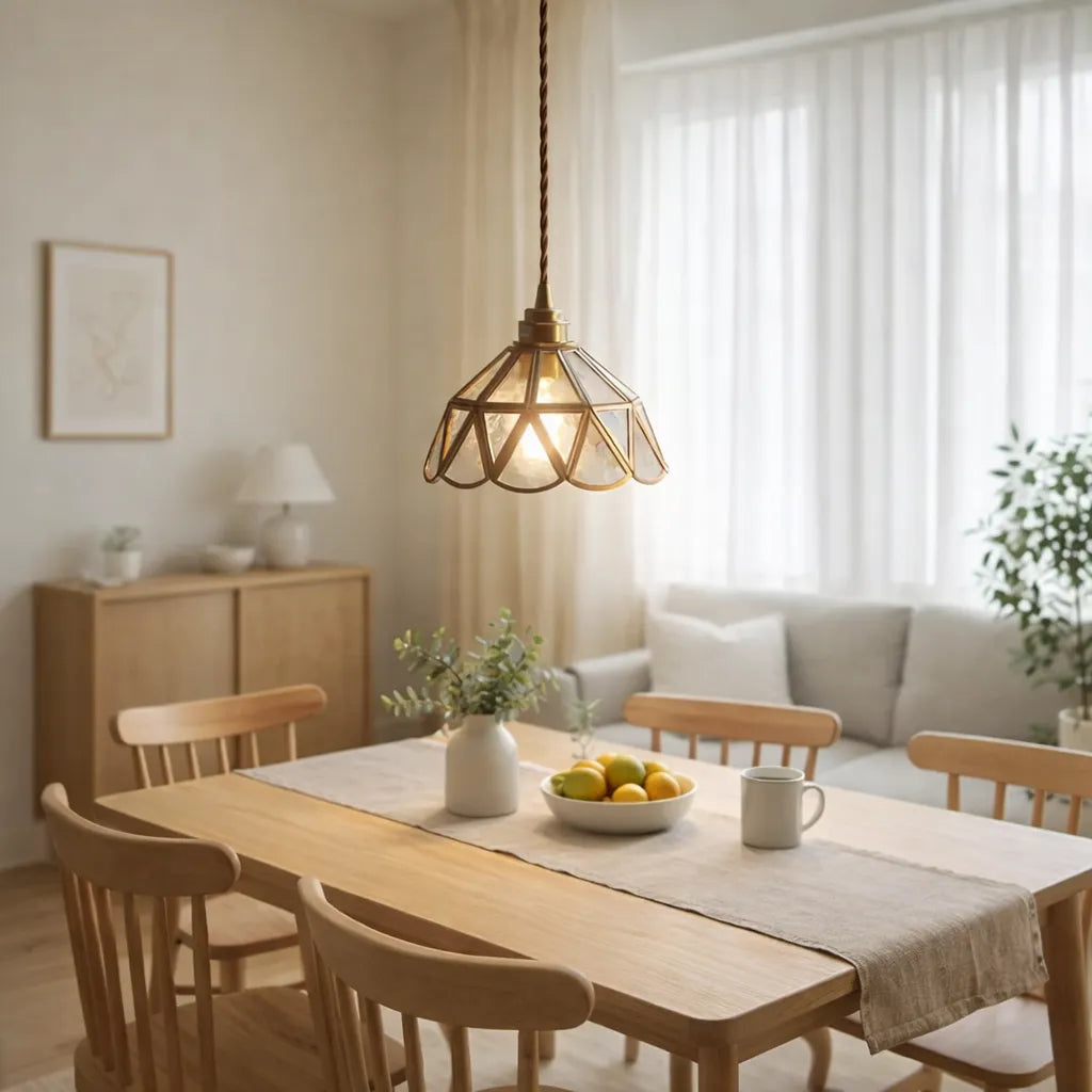 Nordisk stil vintage messing pendel