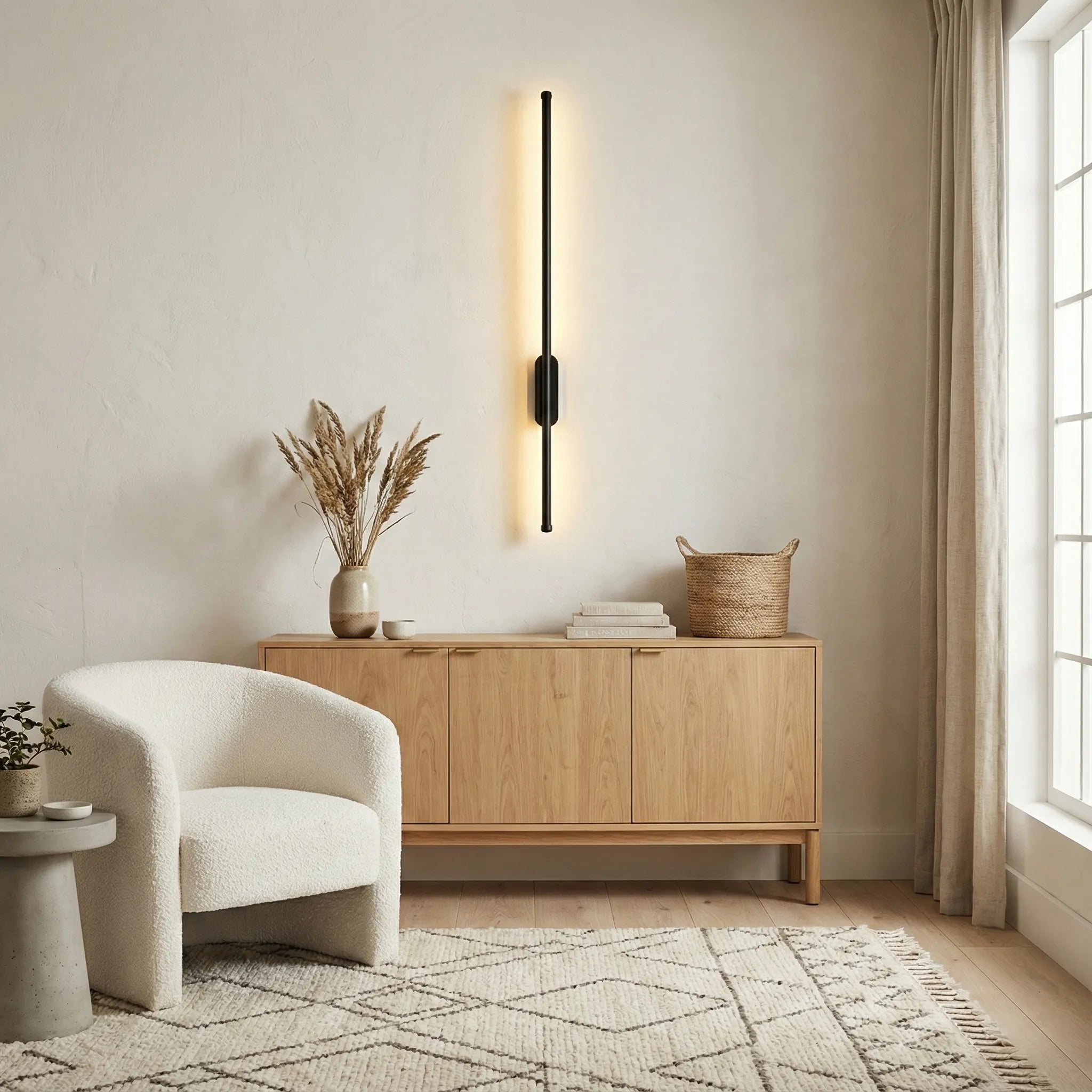 Modern Minimalism Lång Vägglampa