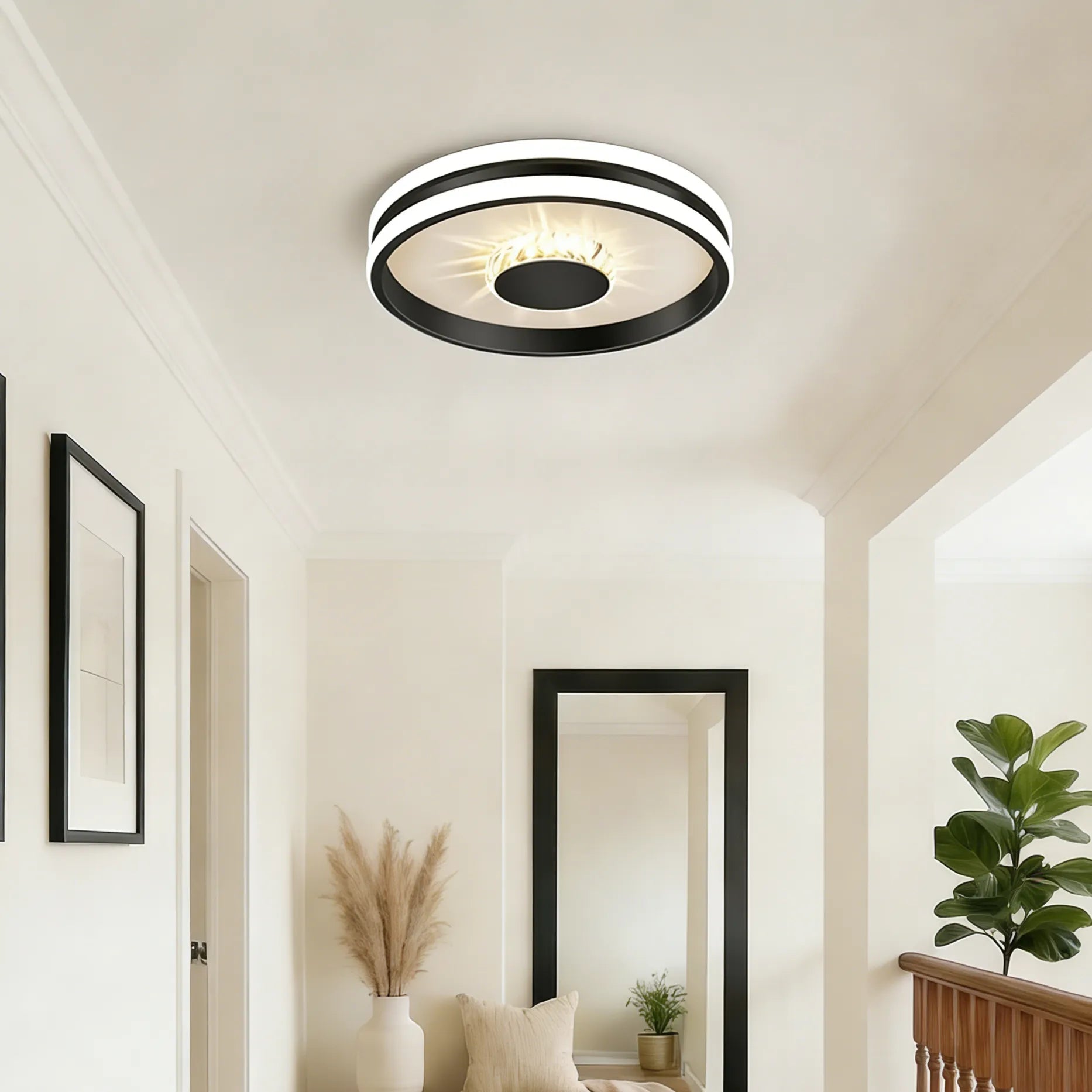 Modern Chic Crystal Ceiling Light