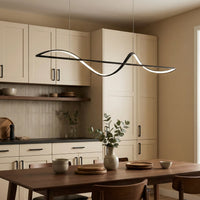 Moderne kreative italienske Simple Lines Restaurant Pendel Light