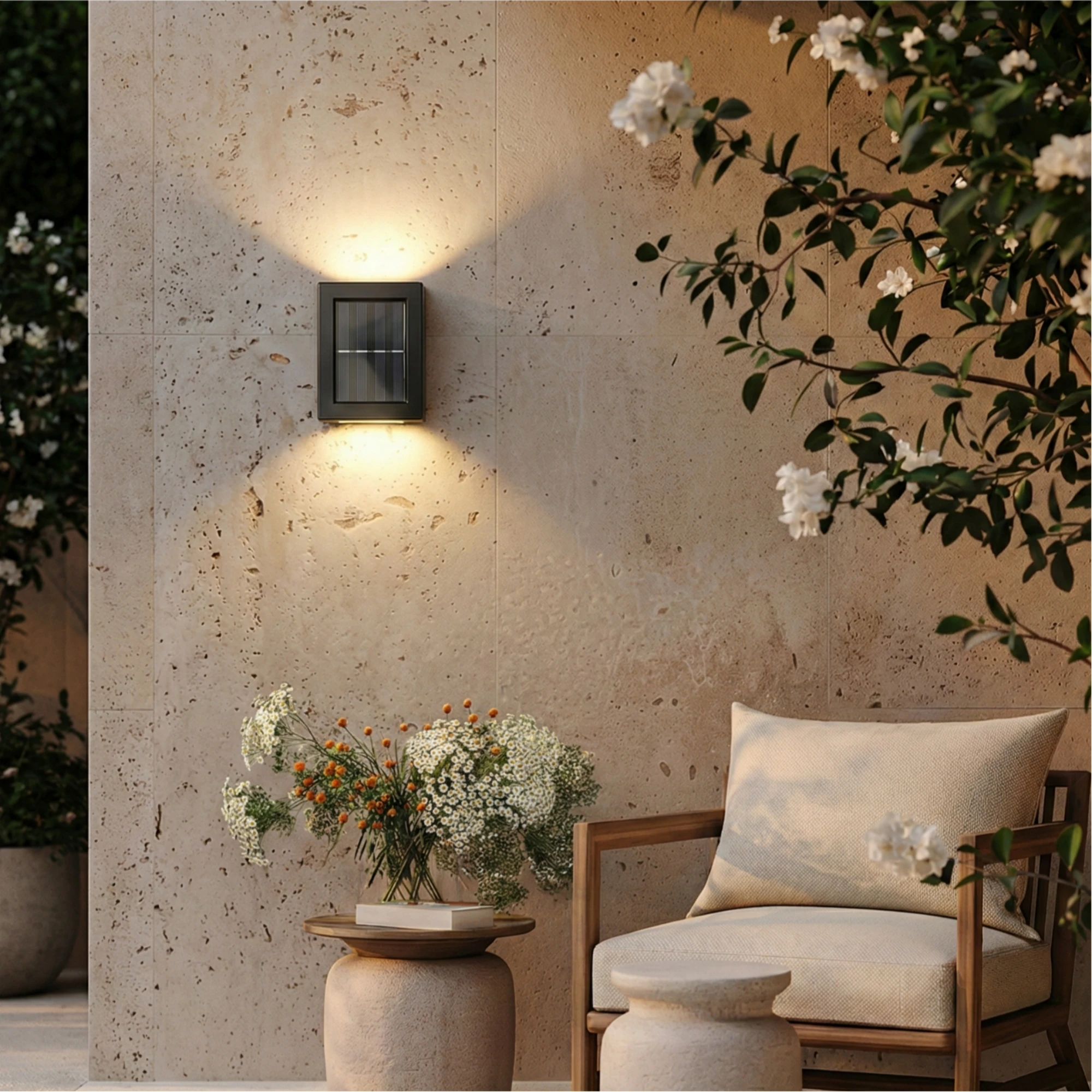 Applique murale solaire LED sans fil