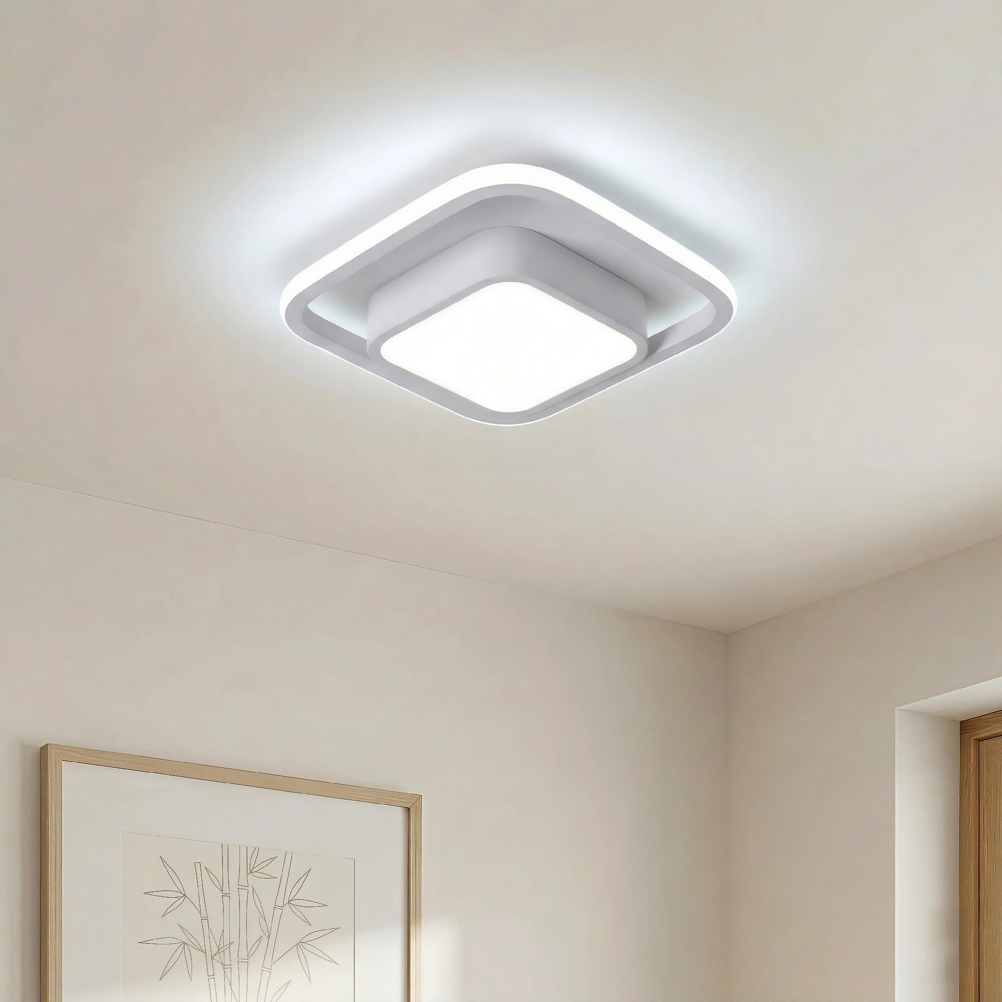 Nordic Minimalist Dubbelring Taklampa