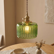 Lampadario in vetro unico e creativo vintage nordico