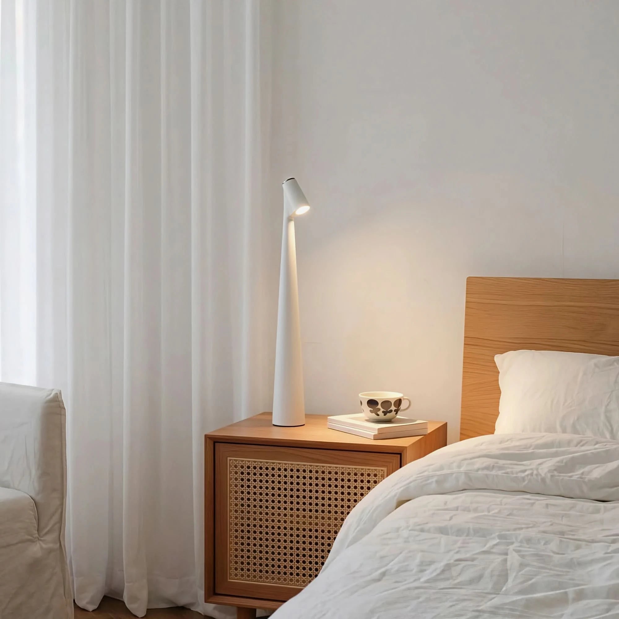 Lampada da tavolo dal design minimalista Glarefusion