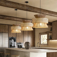 Modern Rattan Pendant Light