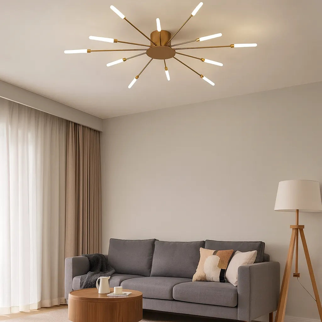 Luci da soffitto con fuochi d'artificio