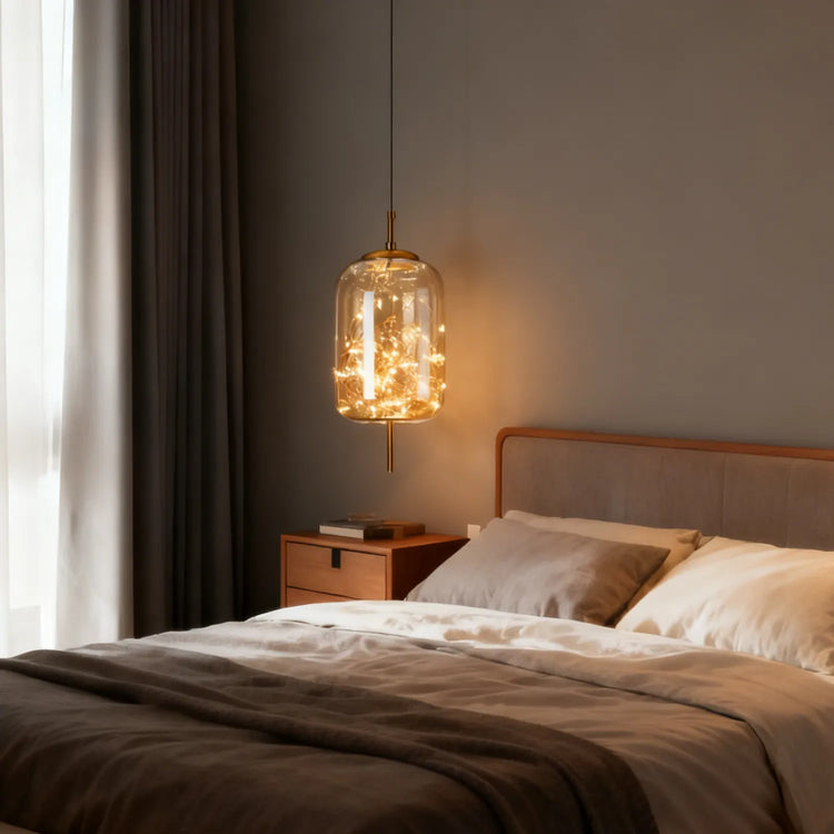 Moderne udsøgt glas pendel