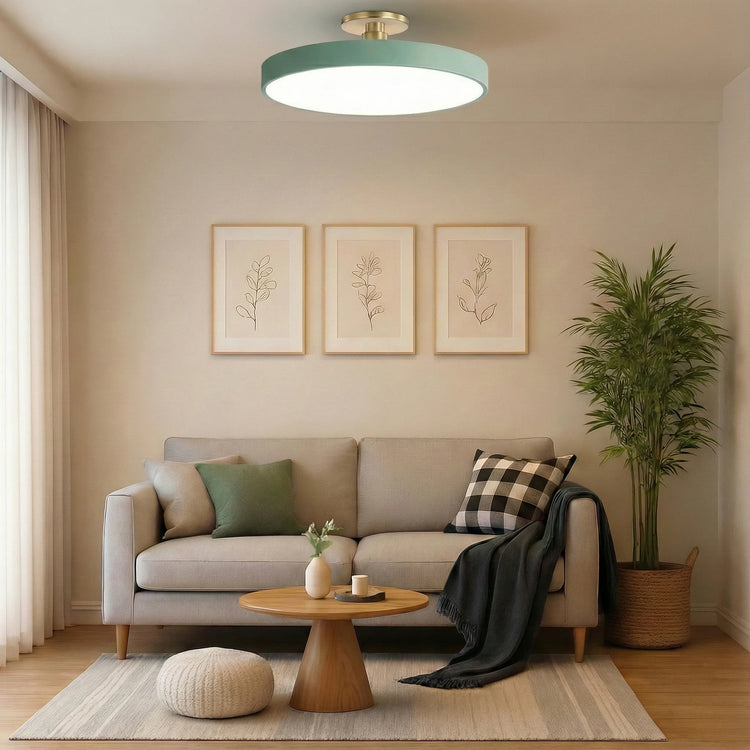 Nordic Round Flush Mount Ceiling Light