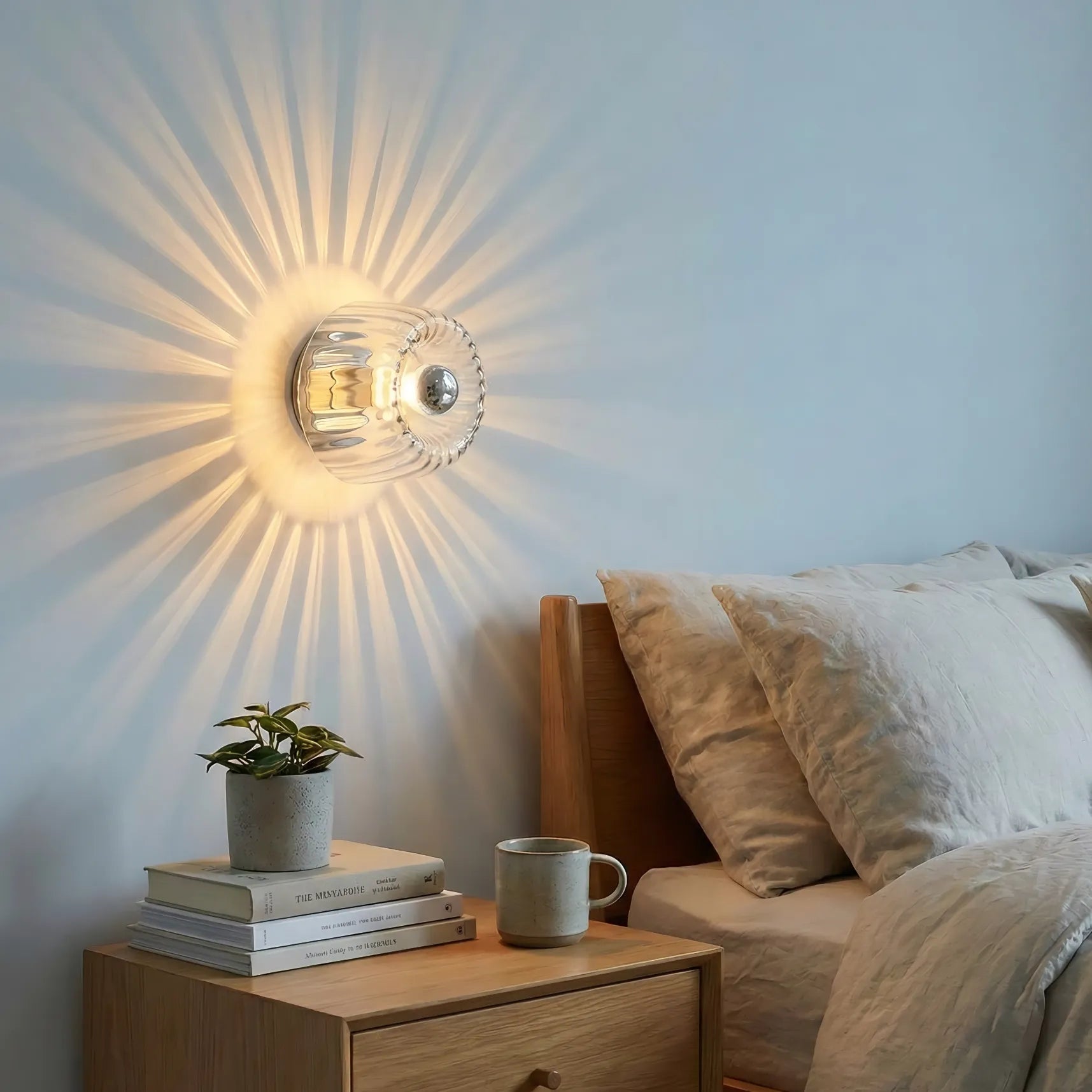 Elegante lampada da parete nordica Bauhaus