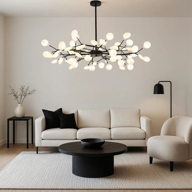 Glarefusion Creative Branch Acrylic Living Room Chandelier