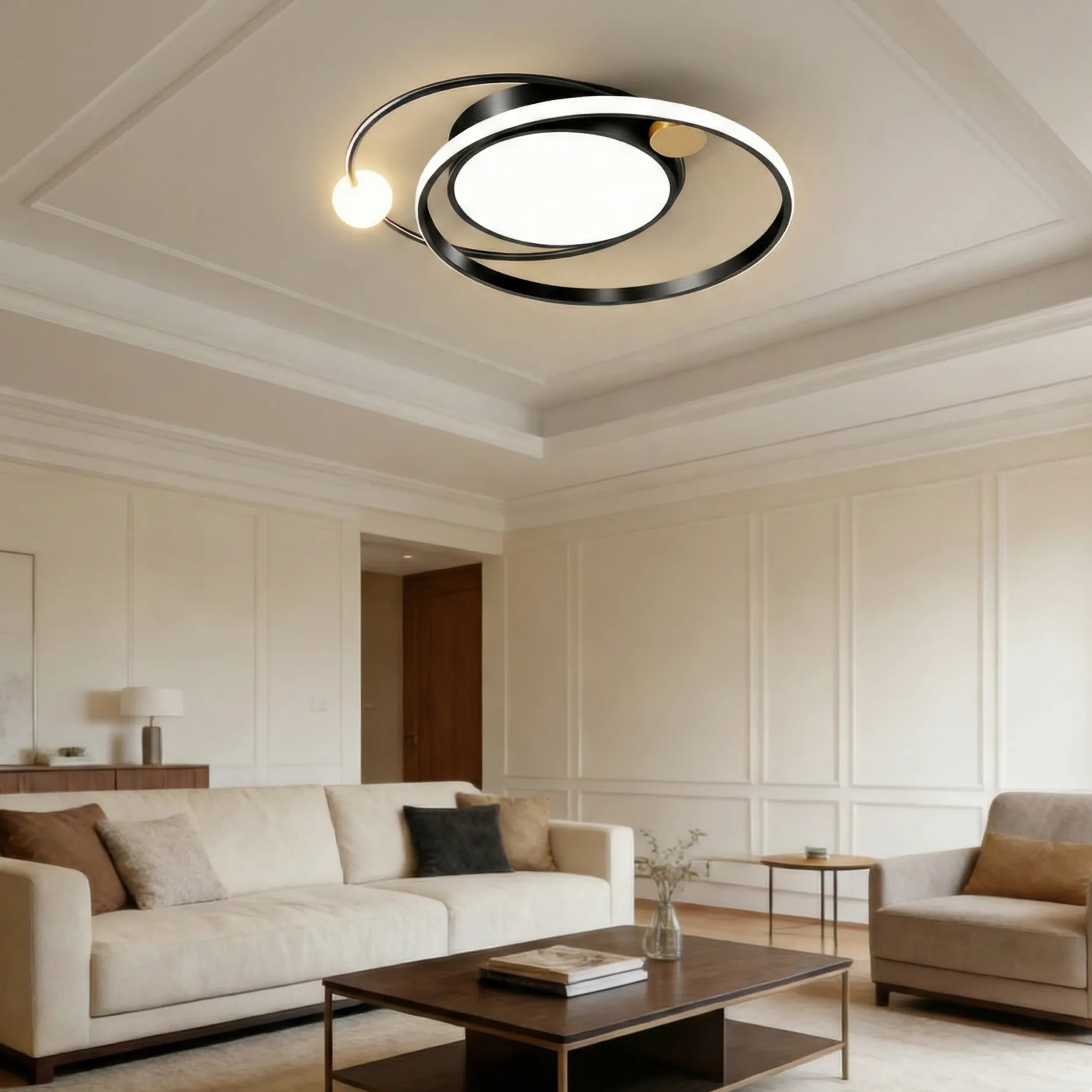 Stylish Round Acrylic Ceiling Light
