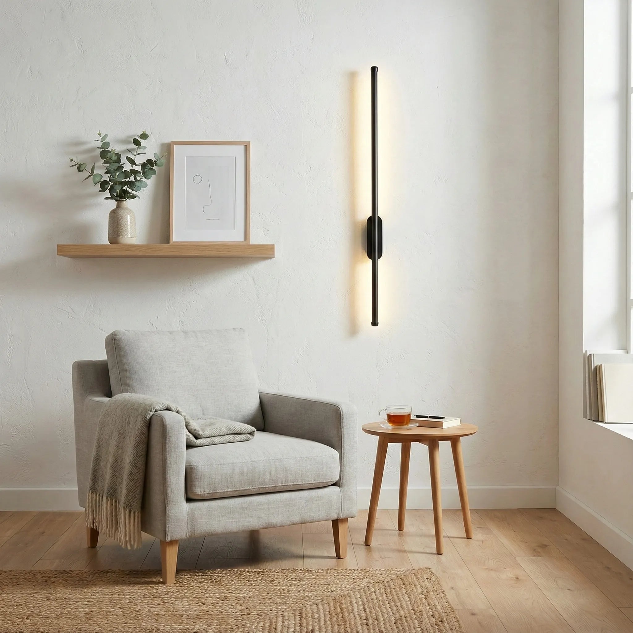 Modern Minimalism Lång Vägglampa
