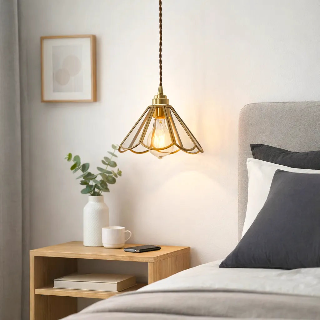 Nordisk stil vintage messing pendel