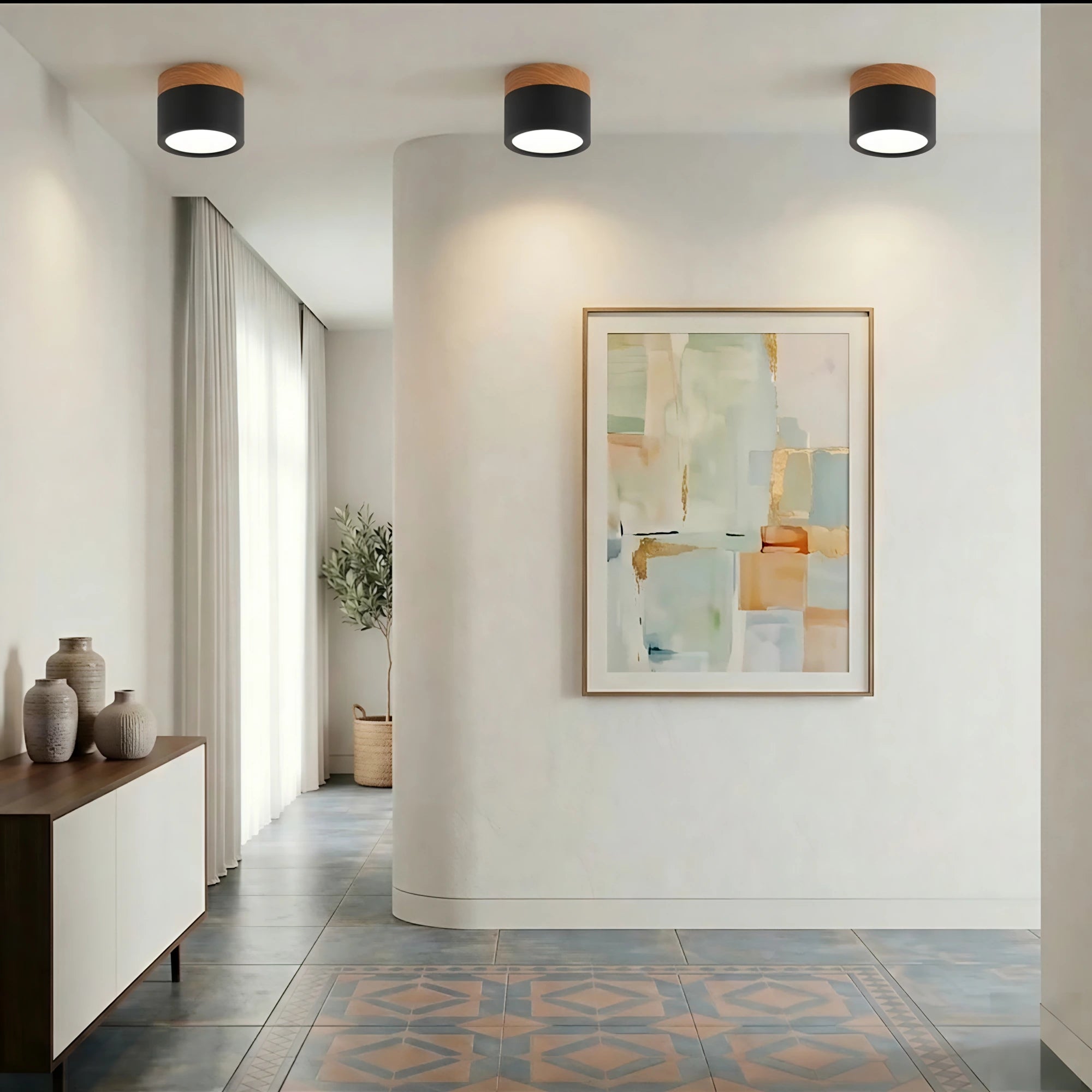 Nordic Simple Cylinder LED Loftslampe