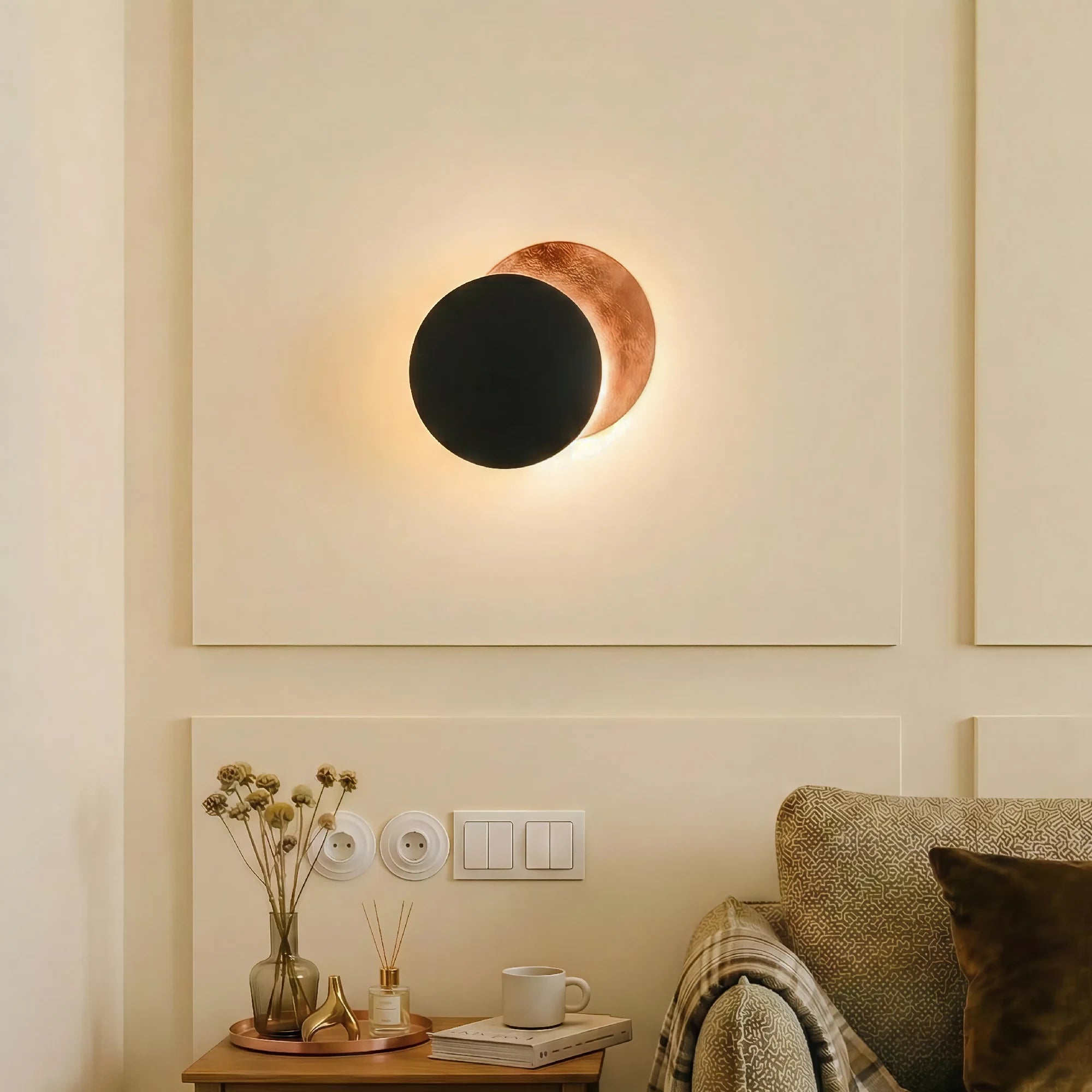 Lampada da parete girevole creativa Glarefusion