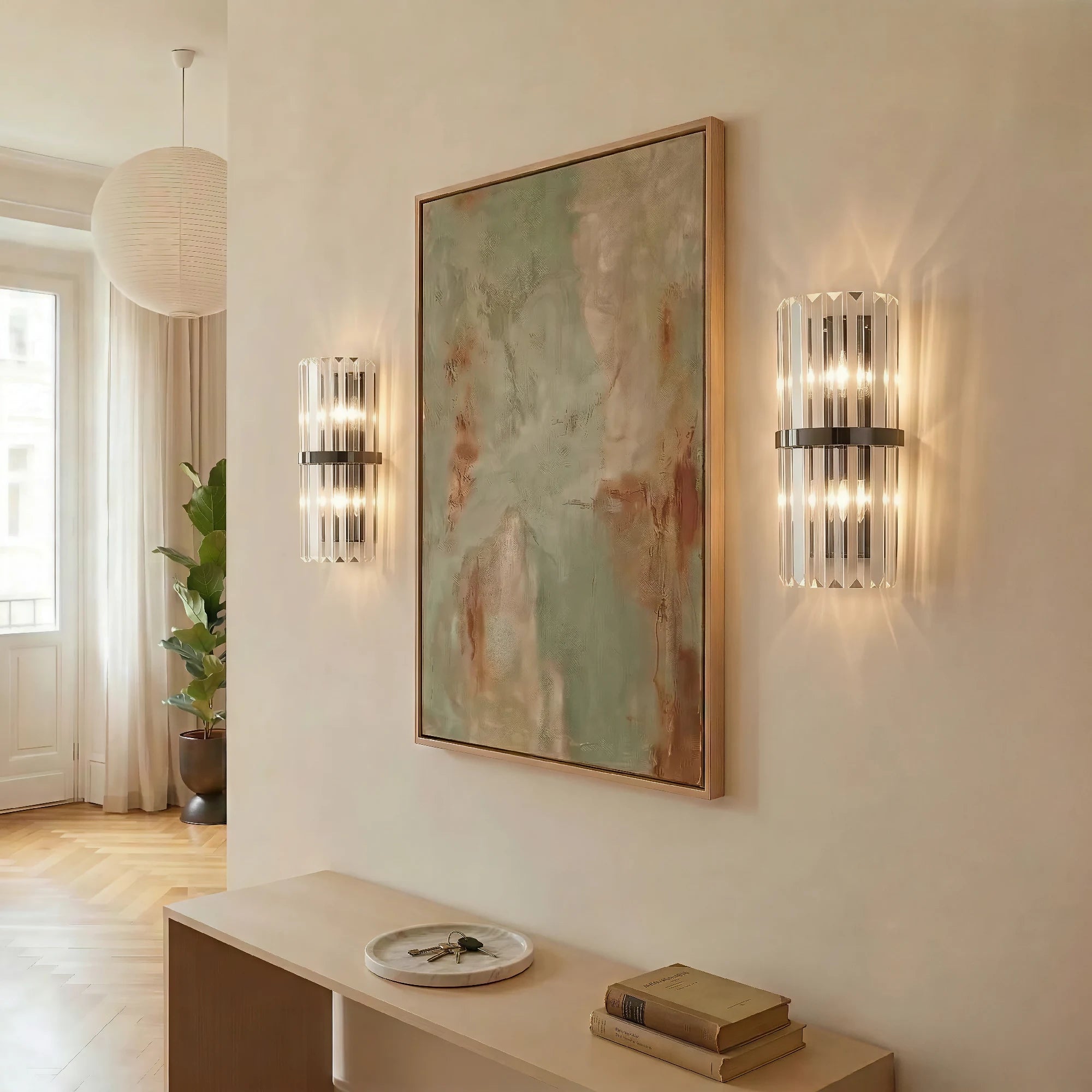 Modern Chic Stainless Steel Luxurious Wall Light