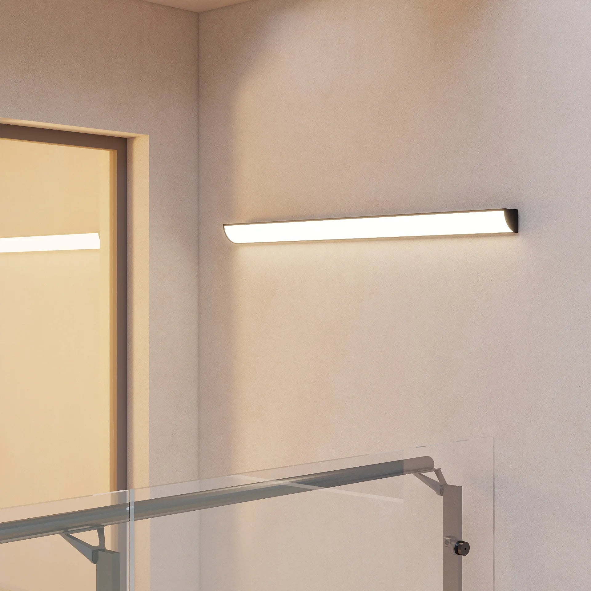 Moderne, minimalistische, wasserdichte LED-Wandleuchte für den Außenbereich