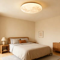 Moderne kreativ måne rundt loftslys