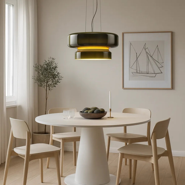 Glarefusion Creative Stained Glass Ceiling Light