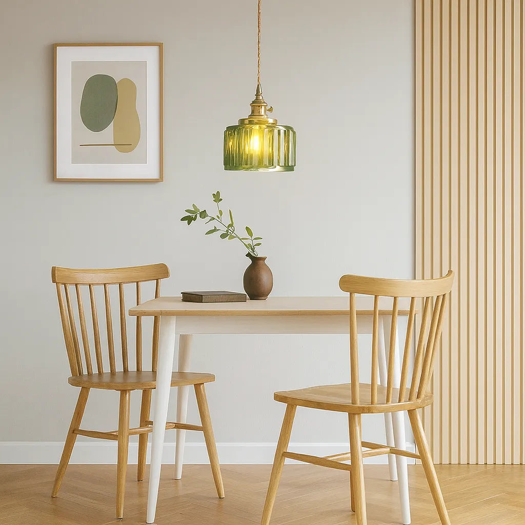 Vintage krystal hængende lampe