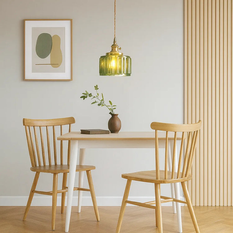 Vintage Crystal Hanging Lamp