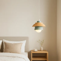 Glarefusion Chic Wood Pendant Lamp