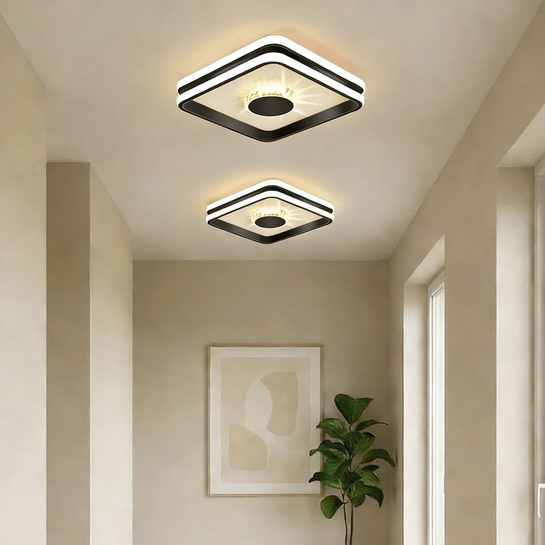 Modern Chic Crystal Ceiling Light