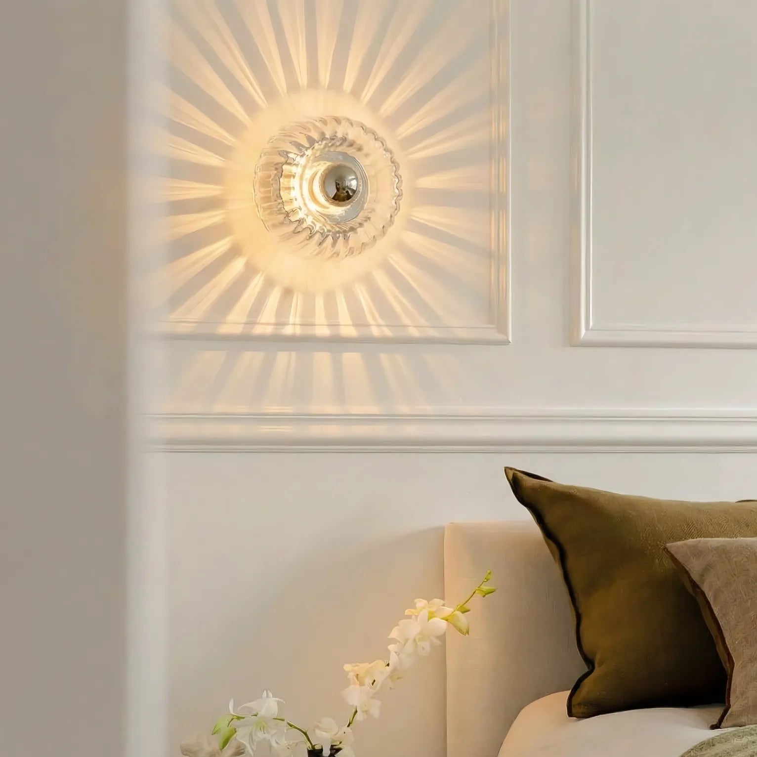 Elegante lampada da parete nordica Bauhaus