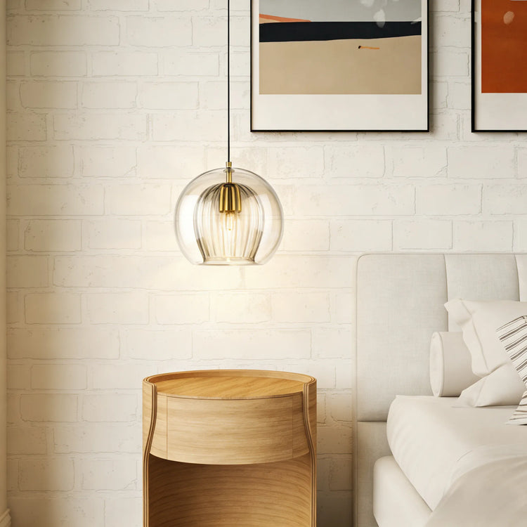 Modern Chic Spherical Glass Pendant Light