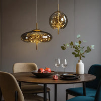 Moderne udsøgt glas pendel