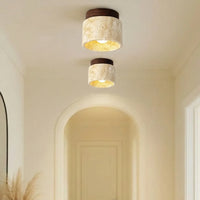 Moderne, kreative Deckenleuchte im cremefarbenen Stil