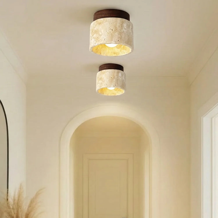 Moderne, kreative Deckenleuchte im cremefarbenen Stil