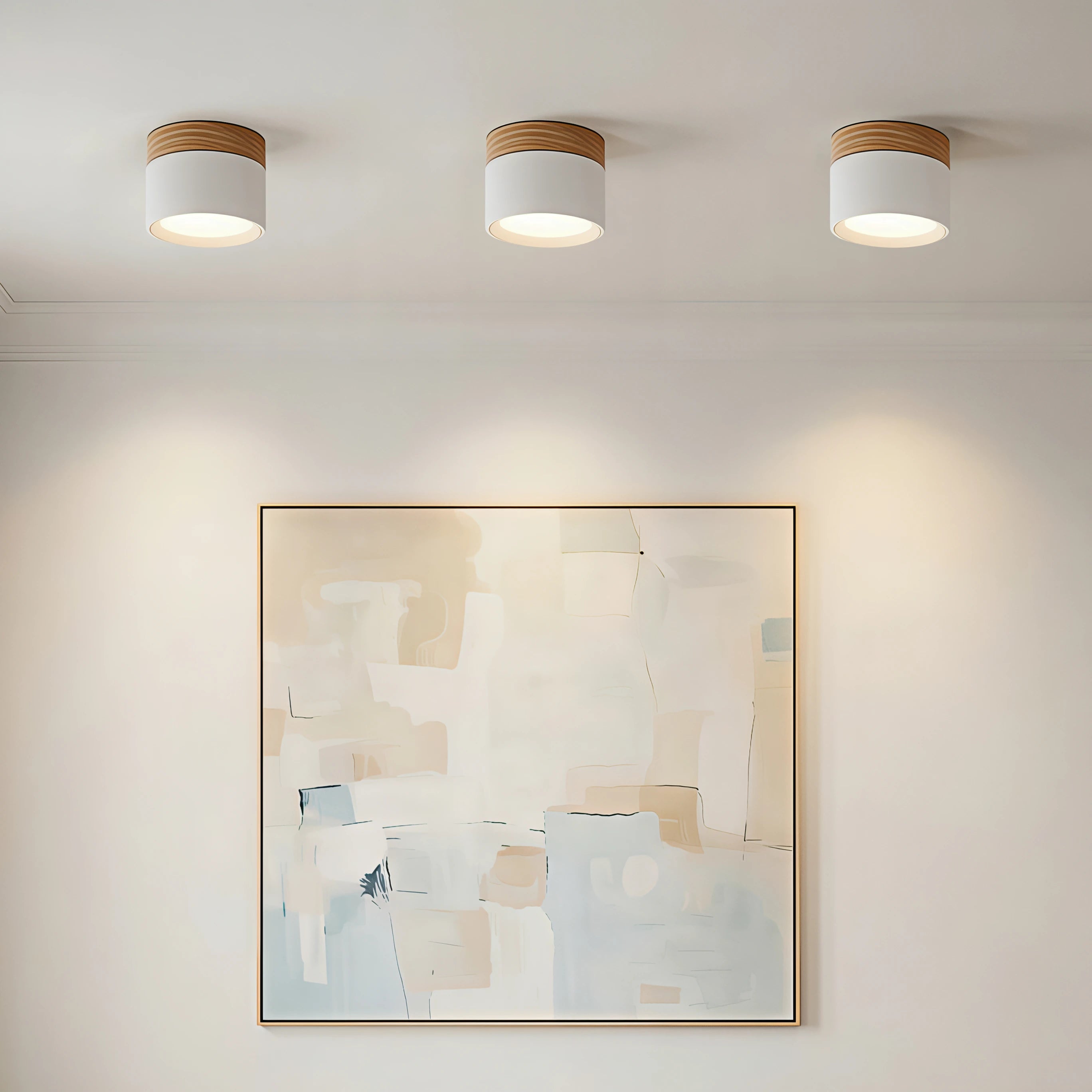 Plafoniera LED a cilindro semplice nordico