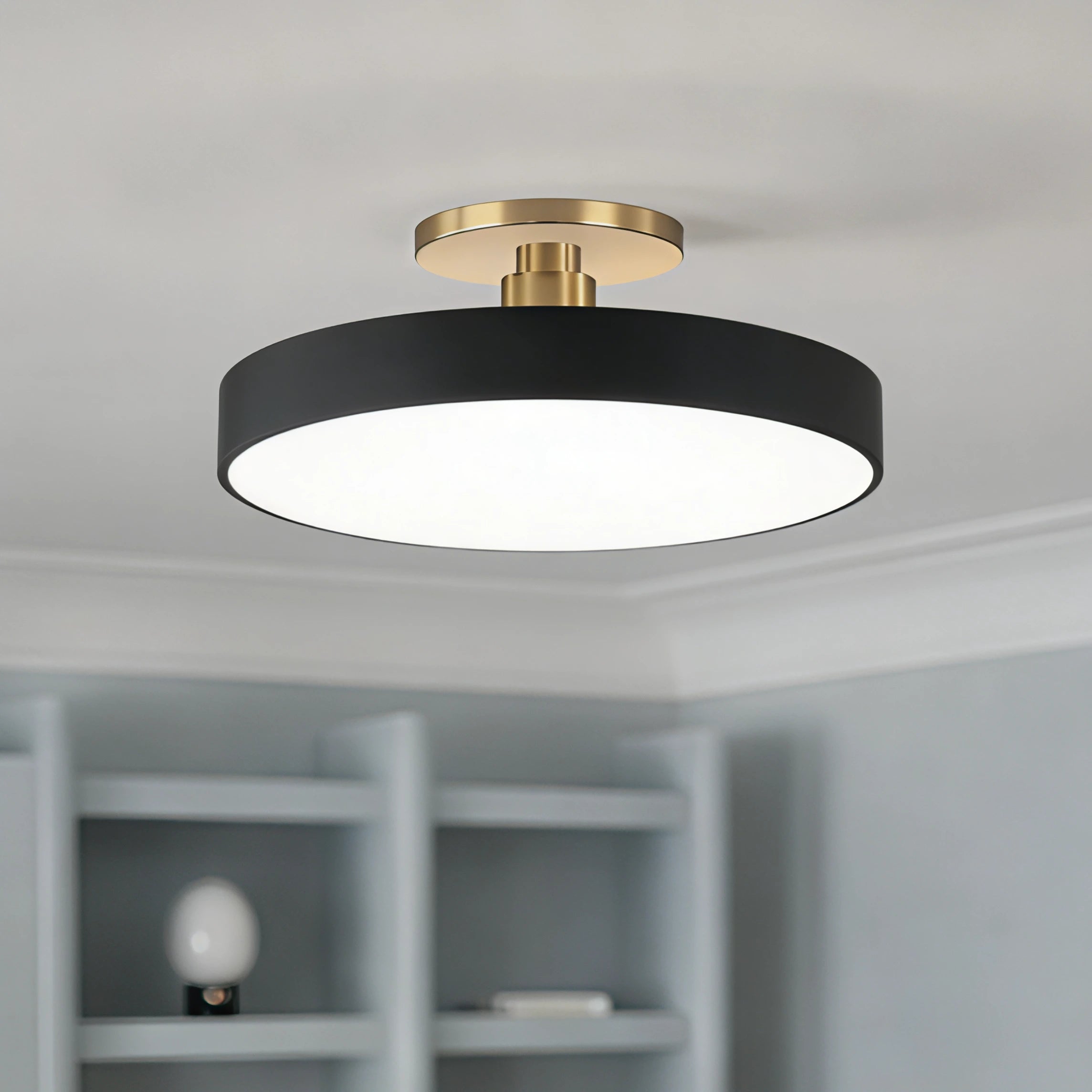 Nordic Round Flush Mount Ceiling Light