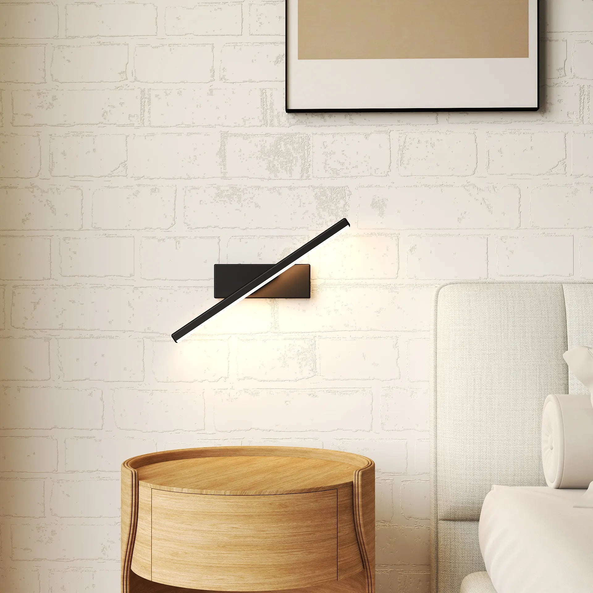 Applique murale rotative créative moderne
