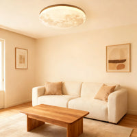 Moderne kreativ måne rundt loftslys