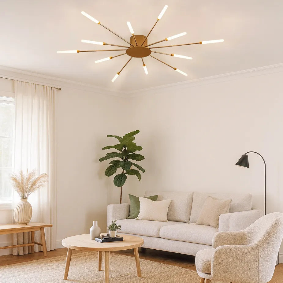 Luci da soffitto con fuochi d'artificio