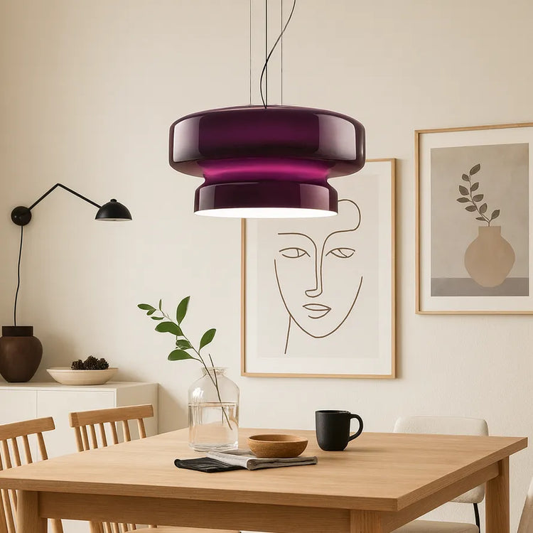 Glarefusion Creative Stained Glass Ceiling Light