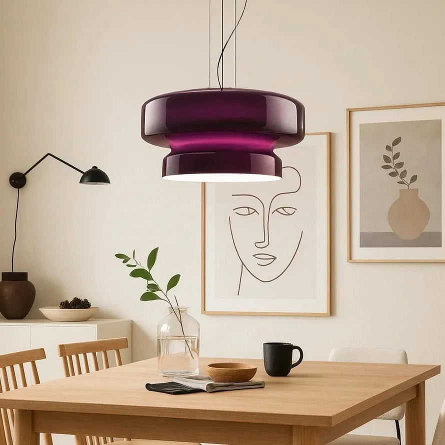 Glarefusion Creative Stained Glass Ceiling Light