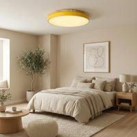 Chic Wood Flush-Mount Ceiling Light