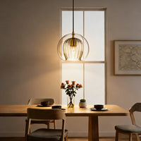 Modern Chic Spherical Glass Pendant Light