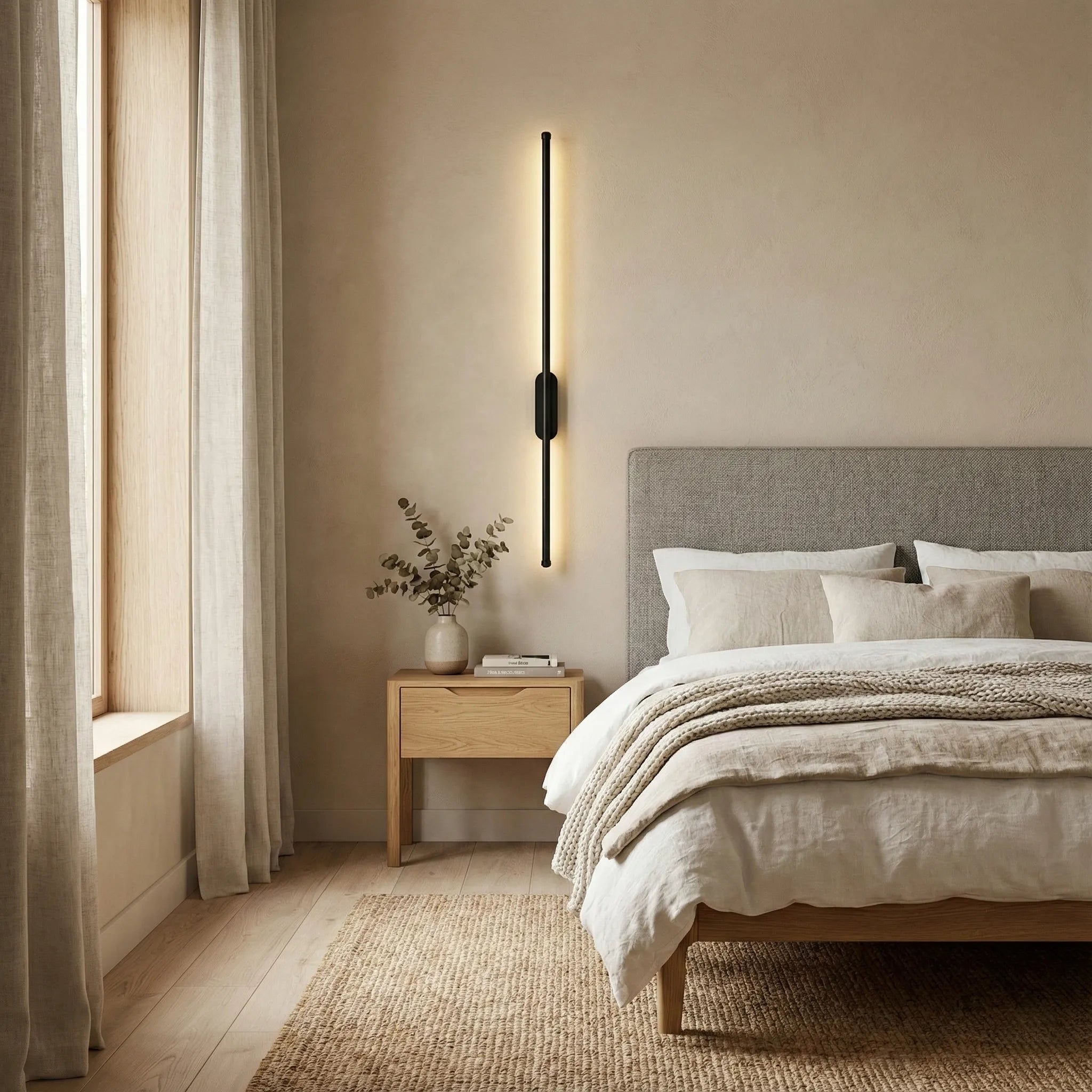 Modern Minimalism Lång Vägglampa