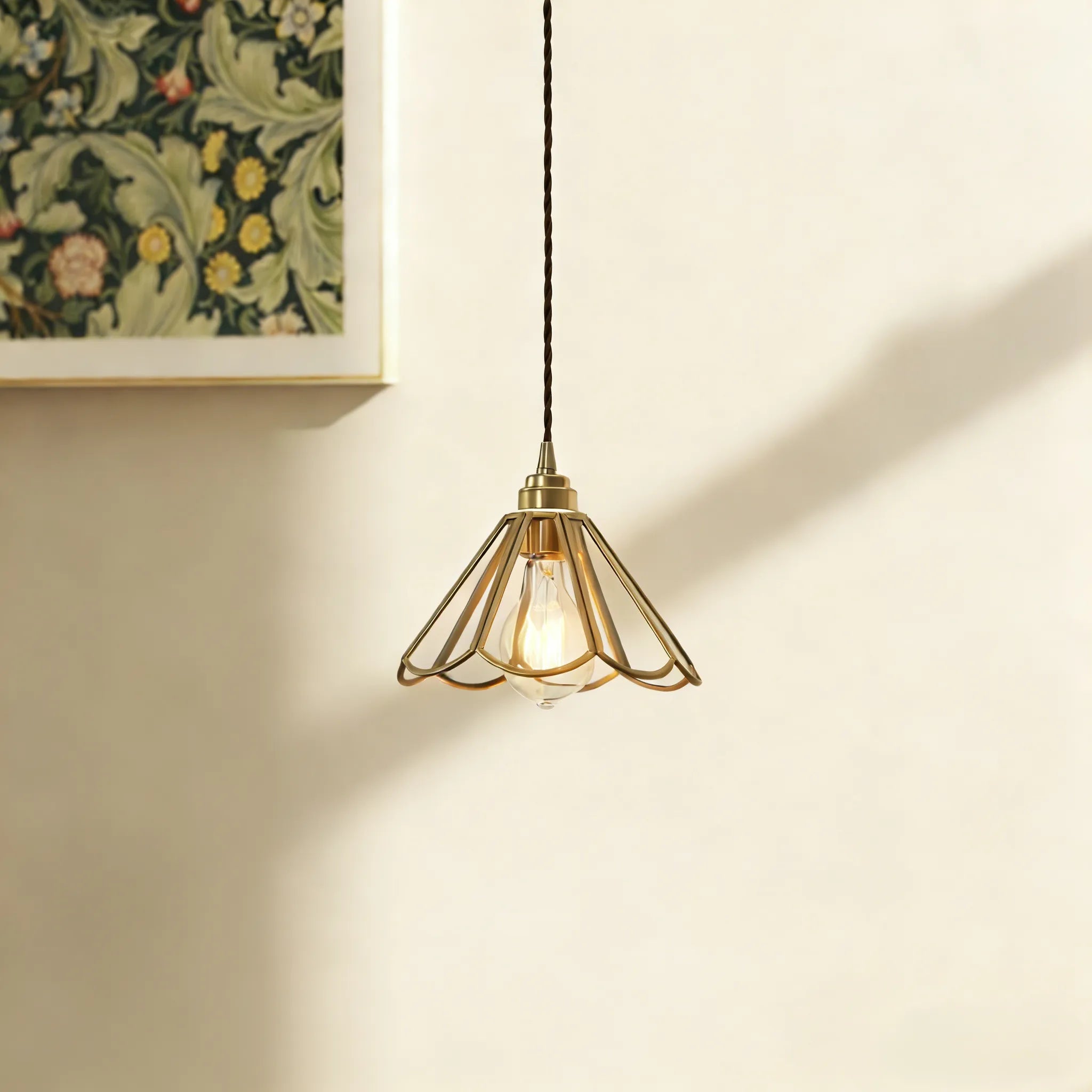 Nordisk stil vintage messing pendel